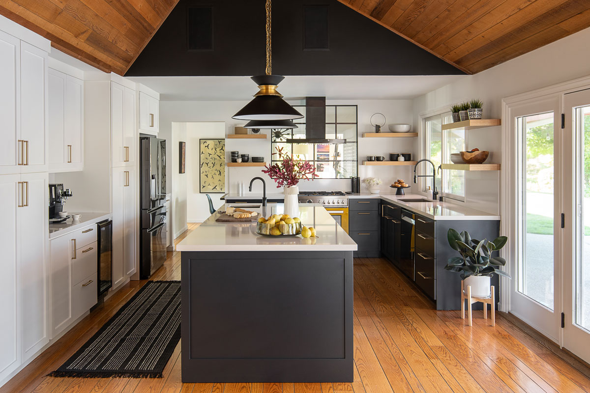 mid-century ranch kitchen