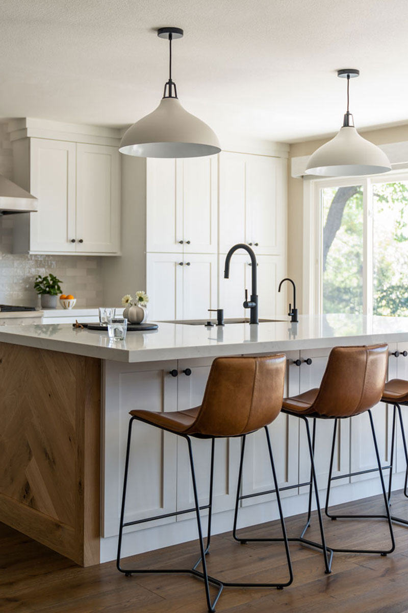 seaside inspired kitchen