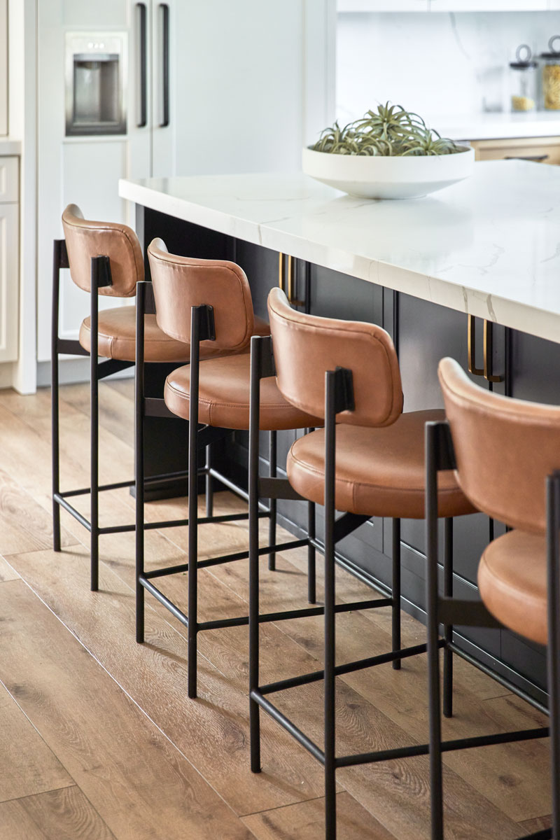 Transitional Farmhouse kitchen chairs